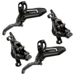 SRAM Level Stealth Schijfrem - Ultimate | 2-Zuiger | C1 - Set (Vooraan + Achteraan) | Gloss Black