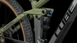 CUBE STEREO 140 HPC Rookie - 27.5" Carbon Jongere Mountainbike - 2023 - Grey / Olive -Fietswereld Winkels stereo 140 hpc rookie grey olive 4 1410751