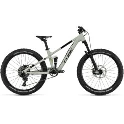 CUBE STEREO 240 Pro - 24" Children's Mountain Bike - 2023 - Grey / Green