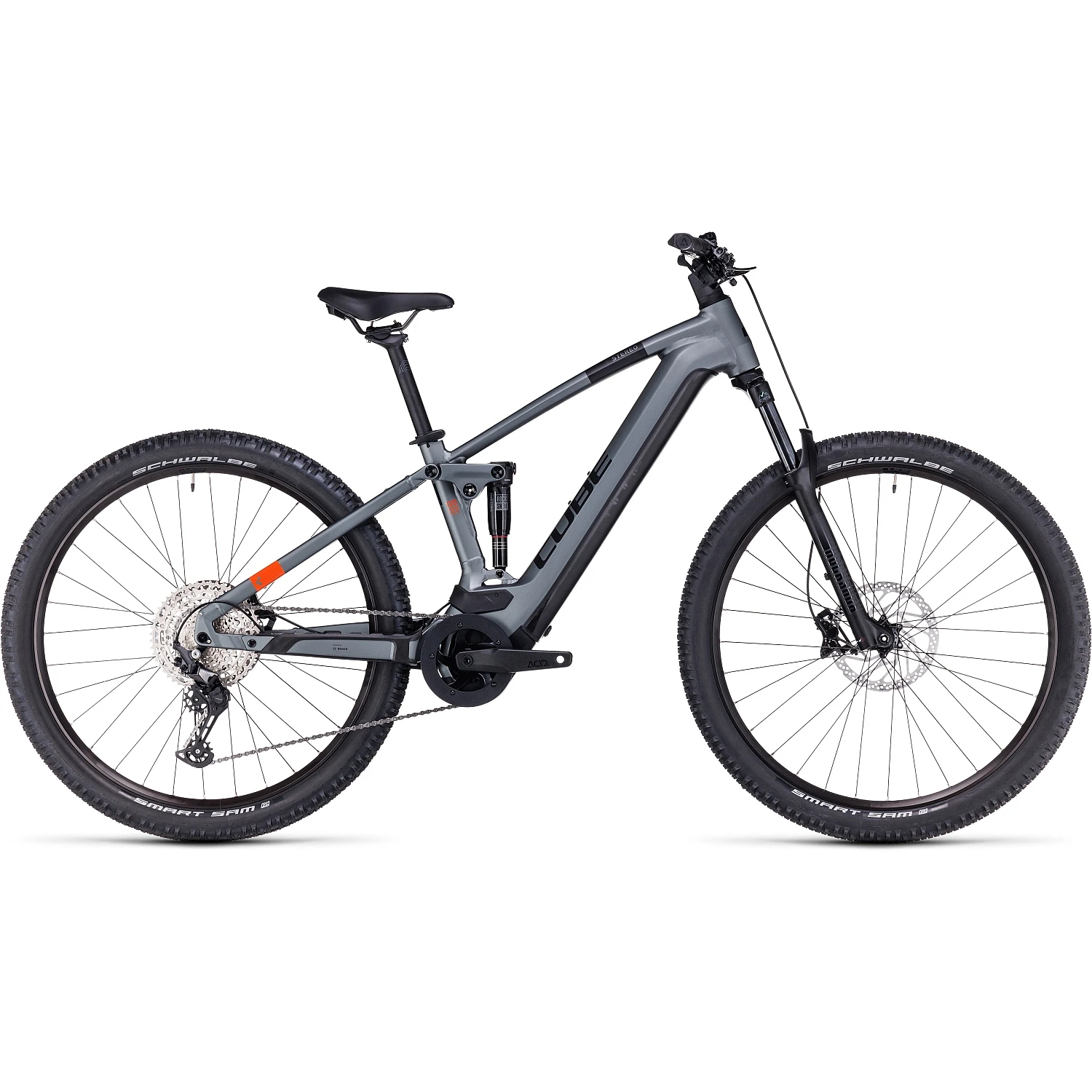 CUBE STEREO HYBRID 120 Pro 750 - Electric Mountainbike - 2023 - Flashgrey / Orange 3 CUBE STEREO HYBRID 120 Pro 750 - Electric Mountainbike - 2023 - Flashgrey / Orange