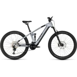 CUBE STEREO HYBRID 120 Race 750 - Electric Mountainbike - 2023 - Polarsilver / Black