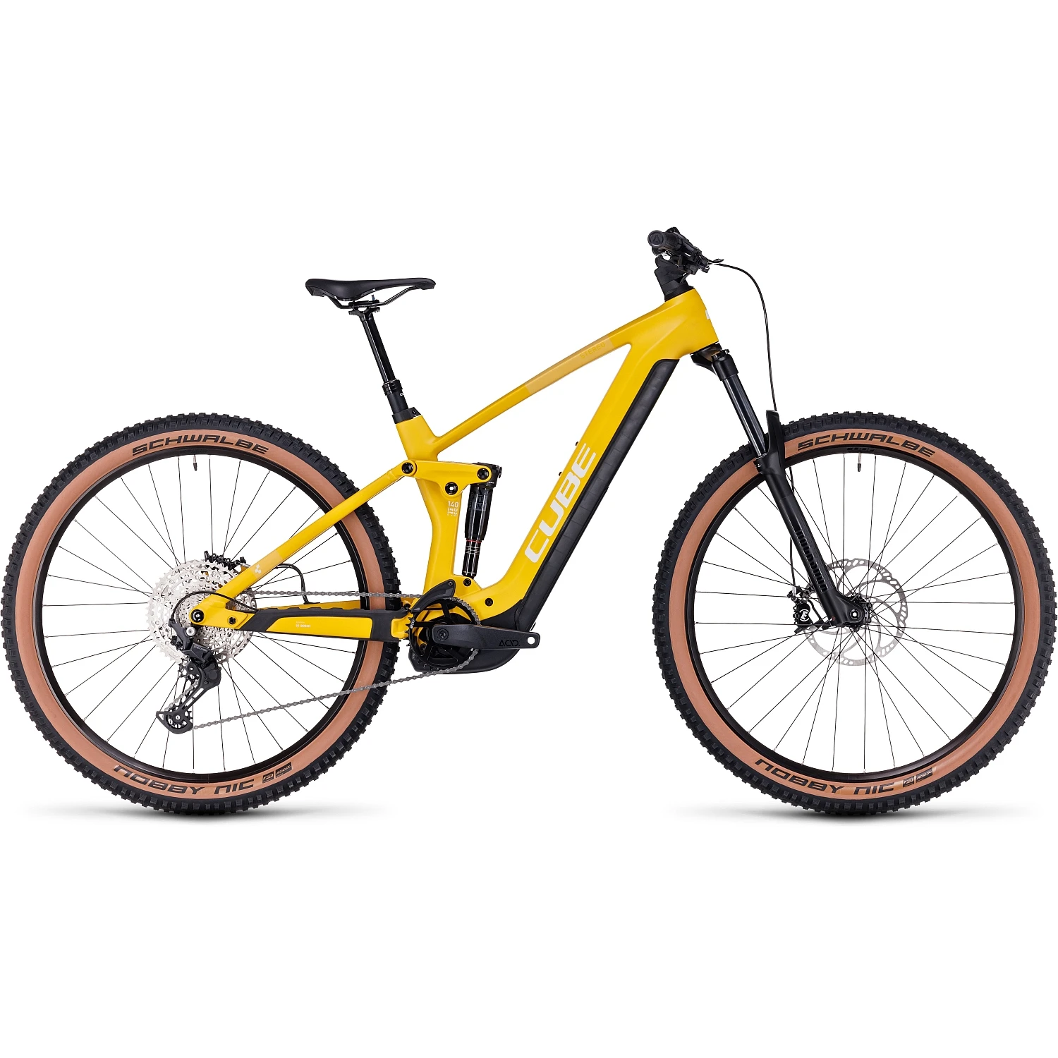 CUBE STEREO HYBRID 140 HPC Pro 625 - Carbon Electric Mountainbike - 2023 - Vivid / Sun 3 CUBE STEREO HYBRID 140 HPC Pro 625 - Carbon Electric Mountainbike - 2023 - Vivid / Sun