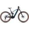 CUBE STEREO HYBRID 140 HPC SLX 750 - Carbon Electric Mountainbike - 2023 - Liquidblue / Blue -Fietswereld Winkels stereo hybrid 140 hpc slx liquidblue blue 1379661