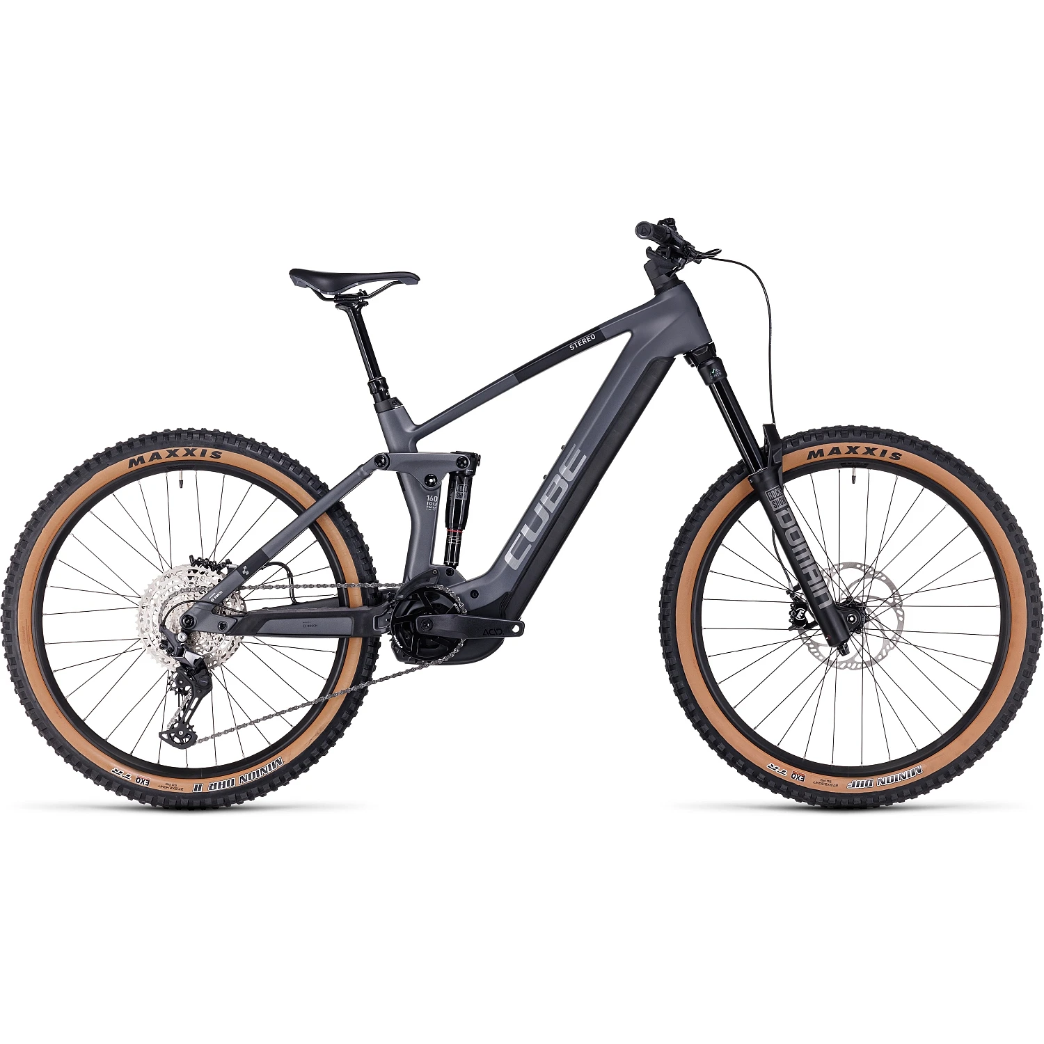 CUBE STEREO HYBRID 160 HPC Race 750 - 27.5" Carbon E-Mountainbike - 2023 - Grey / Metal 3 CUBE STEREO HYBRID 160 HPC Race 750 - 27.5" Carbon E-Mountainbike - 2023 - Grey / Metal
