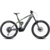 CUBE STEREO HYBRID 160 HPC TM 750 - 27.5" Carbon Electric Mountainbike - 2023 - Flashgrey / Olive -Fietswereld Winkels stereo hybrid 160 hpc tm flashgrey olive 1368462