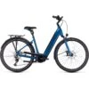 CUBE SUPREME SPORT HYBRID EXC 625 - Easy Entry Electric Bike - 2023 - Blue / Black