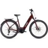 CUBE TOURING HYBRID EXC 625 - Easy Entry Electric Touring Bike - 2023 - Red / White