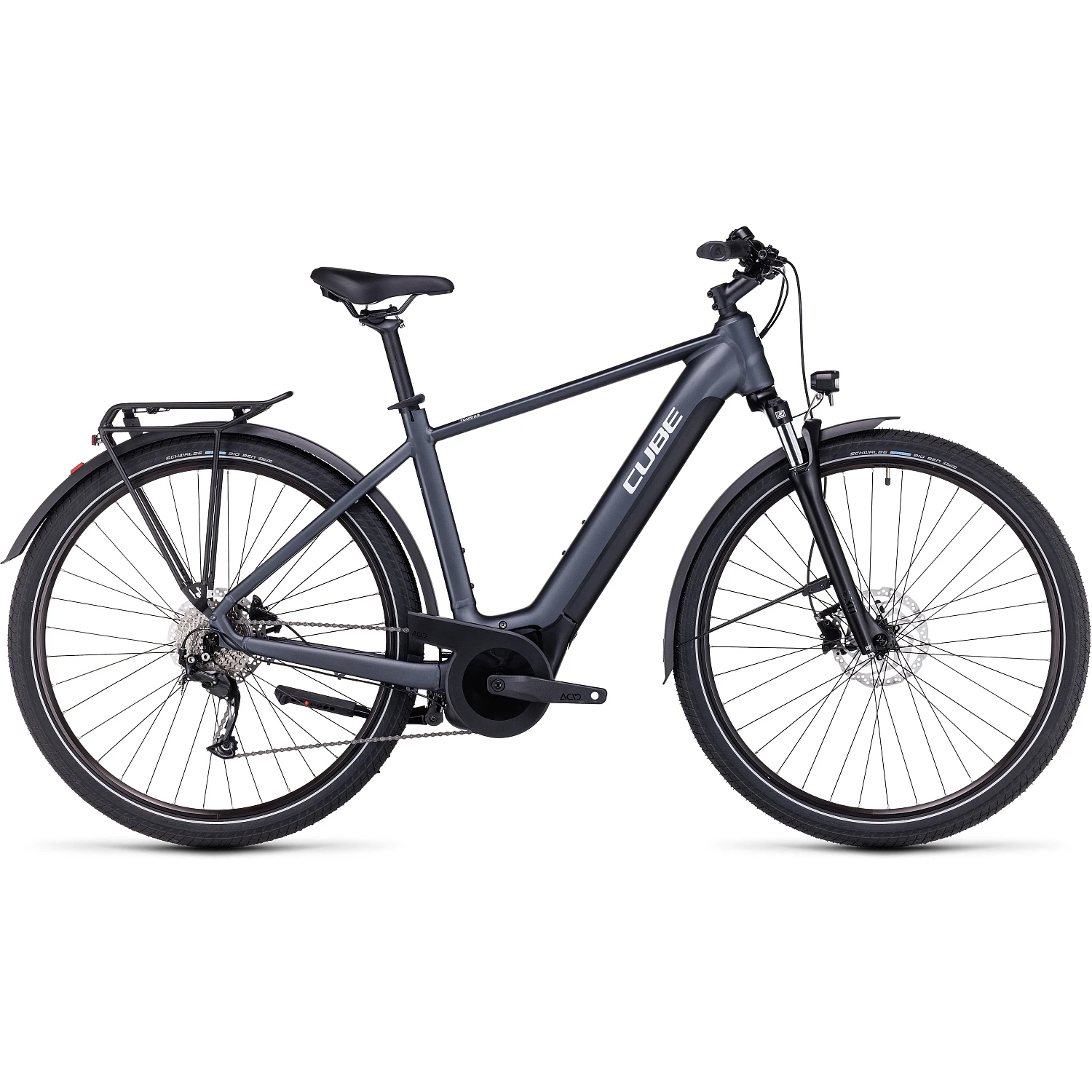 CUBE TOURING HYBRID ONE 625 - Electric Touring Bike - 2023 - Grey / White 3 CUBE TOURING HYBRID ONE 625 - Electric Touring Bike - 2023 - Grey / White