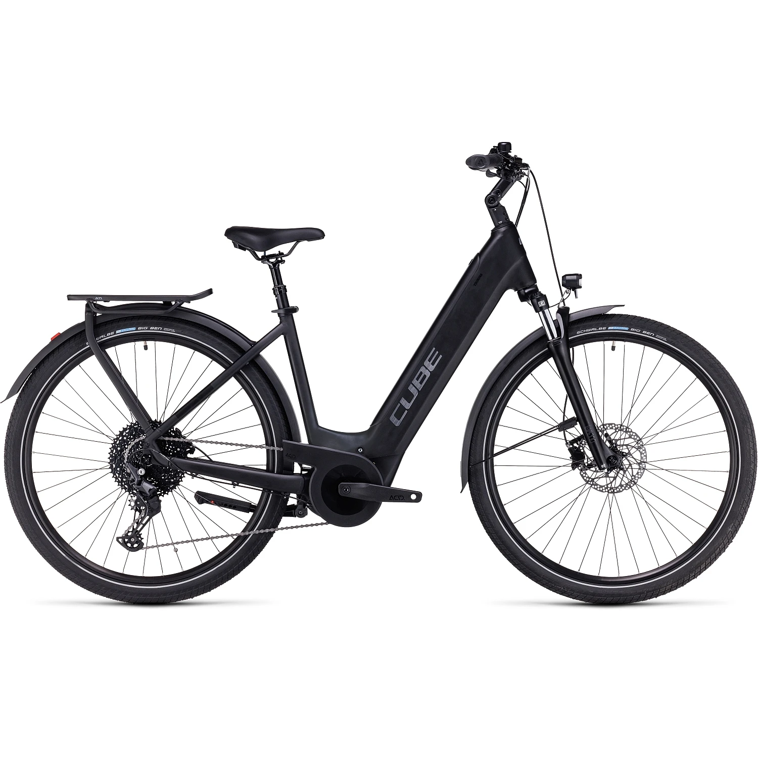CUBE TOURING HYBRID Pro 625 - Easy Entry Electric Touring Bike - 2023 - Black / Metal 3 CUBE TOURING HYBRID Pro 625 - Easy Entry Electric Touring Bike - 2023 - Black / Metal