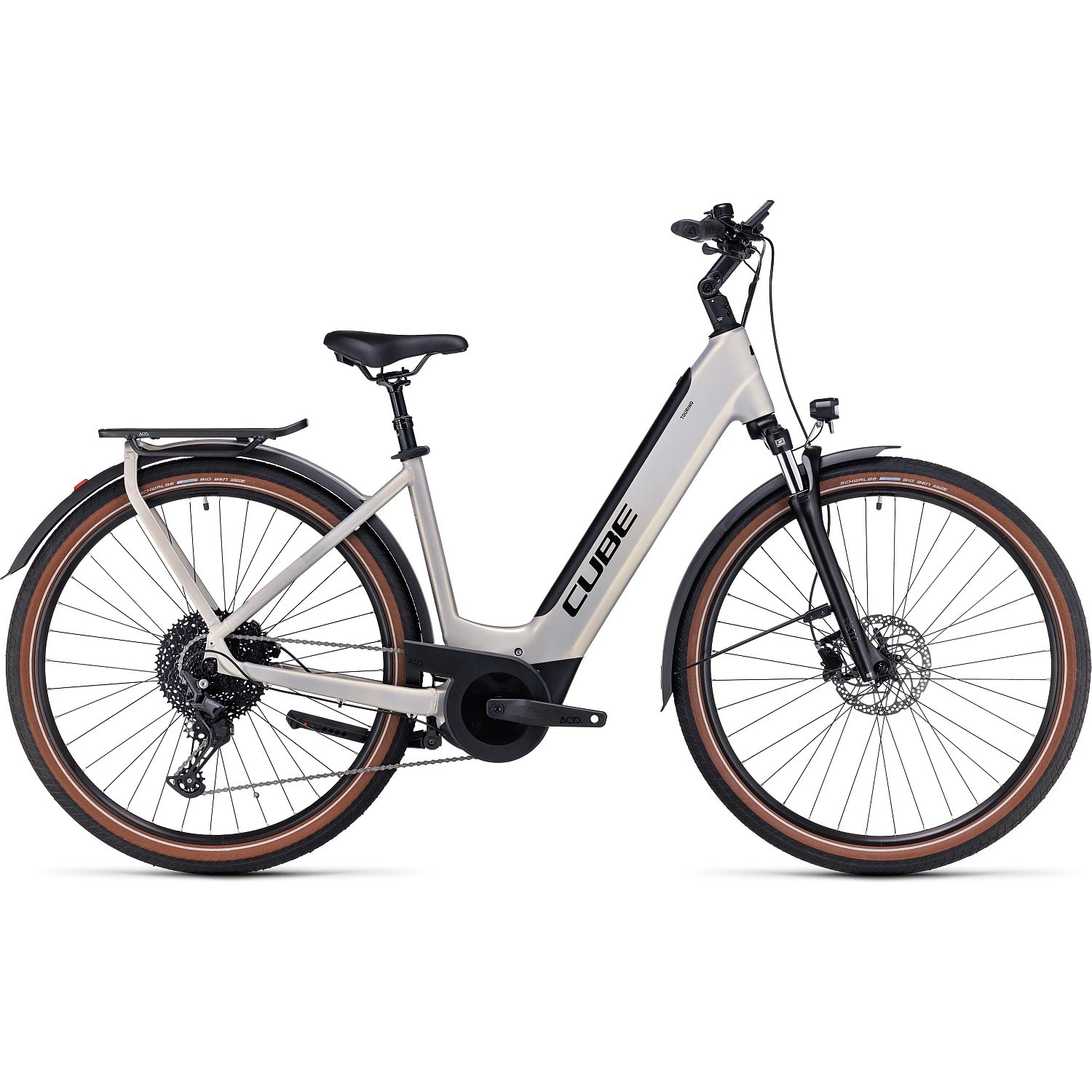 CUBE TOURING HYBRID Pro 625 - Easy Entry Electric Touring Bike - 2023 - Pearlysilver / Black 3 CUBE TOURING HYBRID Pro 625 - Easy Entry Electric Touring Bike - 2023 - Pearlysilver / Black