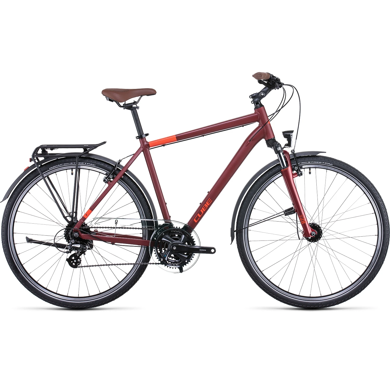 CUBE TOURING - Trekking Bike - 2022 - Darkred/red A00 3 CUBE TOURING - Trekking Bike - 2022 - Darkred/red A00