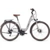 CUBE TOURING Pro - Easy Entry Touring Bike - 2023 - Pearlysilver / Black -Fietswereld Winkels touring pro easy entry pearlysilver black 1362996