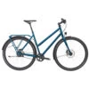 Tout Terrain AMBER ROAD TRAPEZ Select 3.3 - Dames Trekking Fiets - 2023 - Gentian Blue Glossy -Fietswereld Winkels tout terrain amber road trapez 1531291