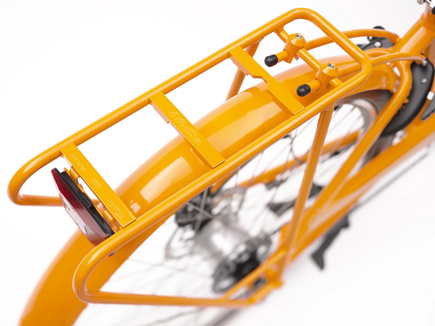 Electra Townie Commute Go! 5i EQ Step-Thru Electric City Bike - 500Wh - Tangerine 11 Electra Townie Commute Go! 5i EQ Step-Thru Electric City Bike - 500Wh - Tangerine - Afbeelding 9