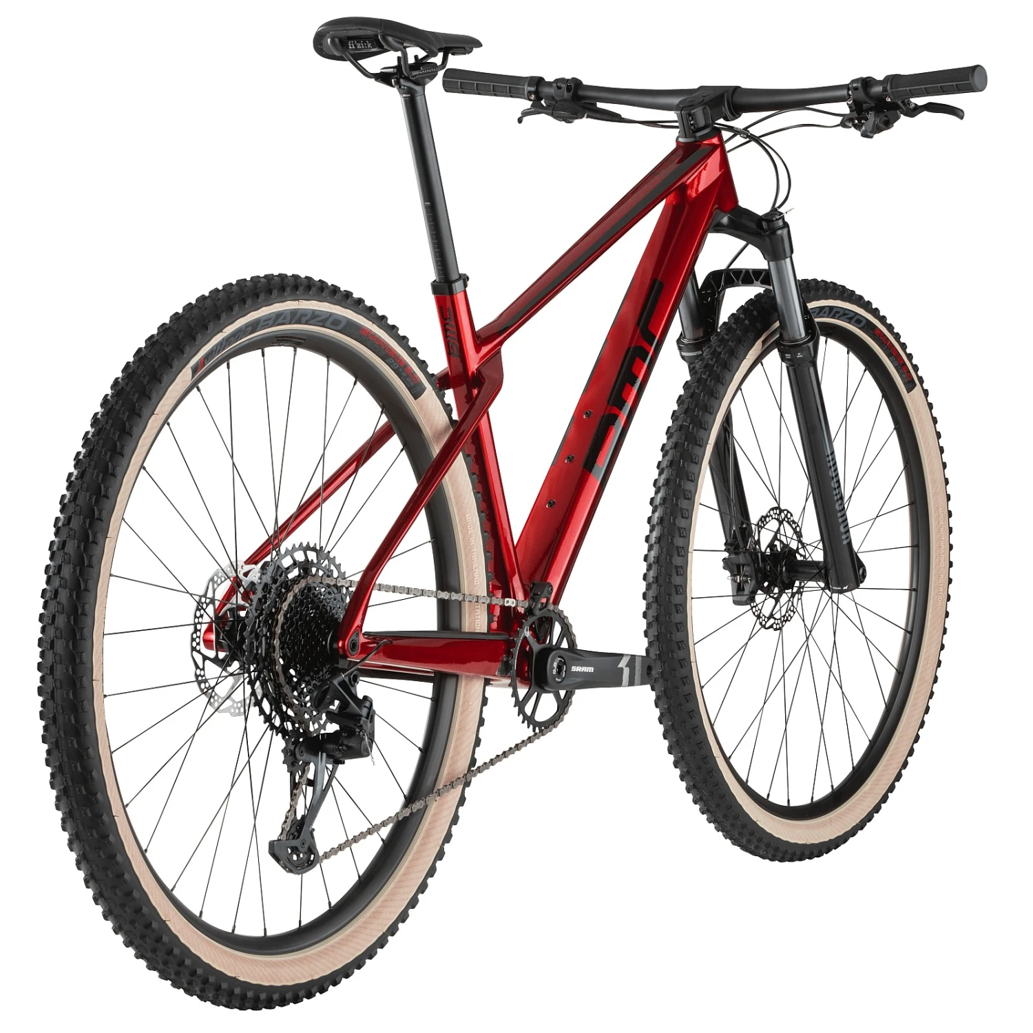 BMC TWOSTROKE 01 FOUR - 29" Carbon Mountain Bike - 2023 - Metallic Cherry Red / Black 5 BMC TWOSTROKE 01 FOUR - 29" Carbon Mountain Bike - 2023 - Metallic Cherry Red / Black - Afbeelding 3