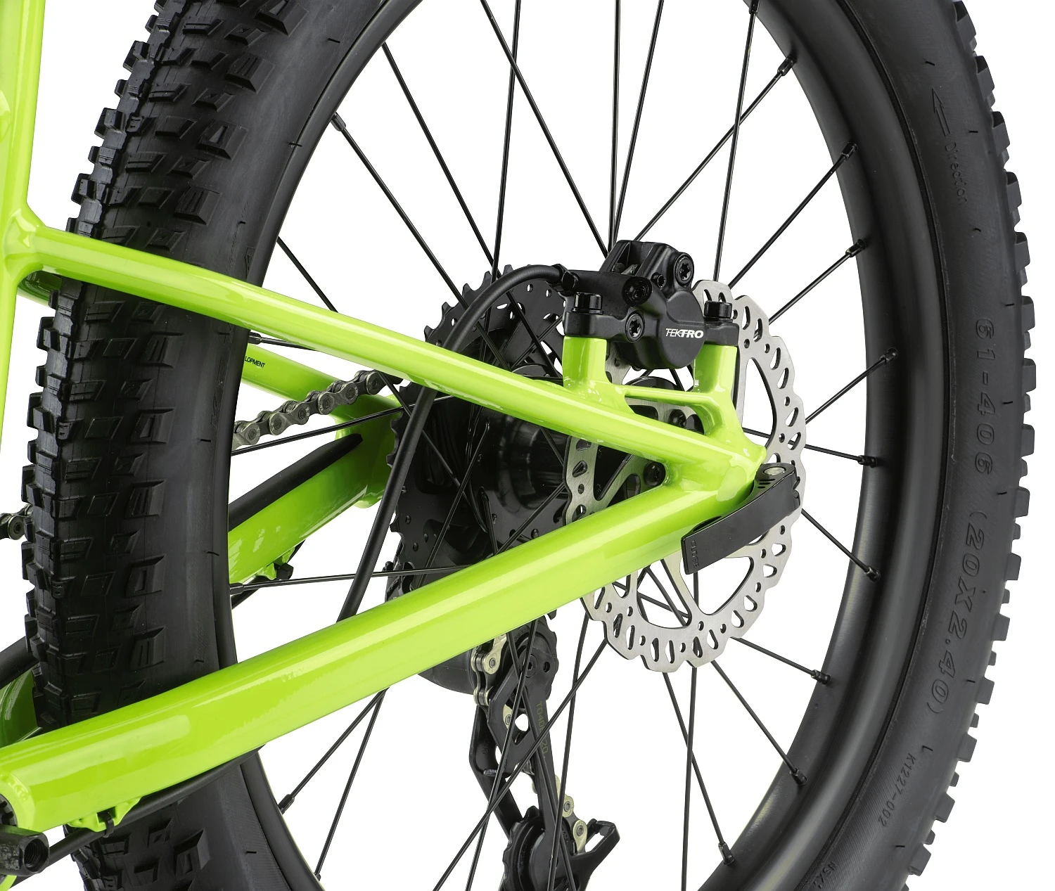 BMC TWOSTROKE AL 20 - 20" Kinder Mountainbike - 2023 - Poison Green & Black 11 BMC TWOSTROKE AL 20 - 20" Kinder Mountainbike - 2023 - Poison Green & Black - Afbeelding 9