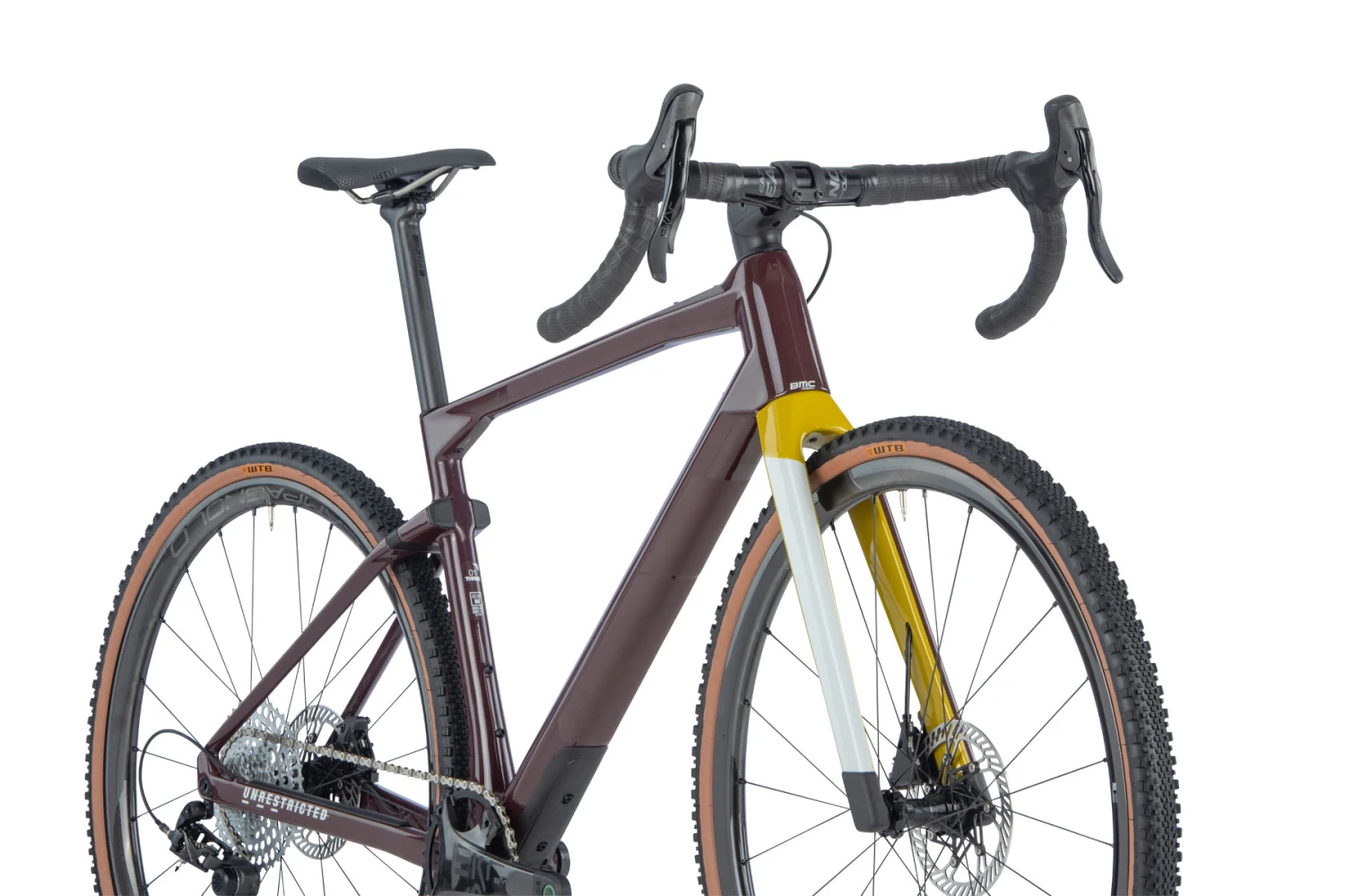 BMC URS 01 THREE - Carbon Gravel Bike - 2023 - Prune / Wit 11 BMC URS 01 THREE - Carbon Gravel Bike - 2023 - Prune / Wit - Afbeelding 9