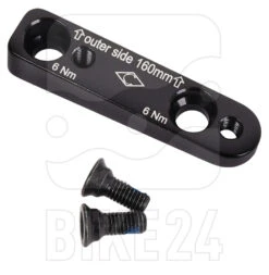 Campagnolo® Campagnolo Ekar Disc Brake Adapter - Flat Mount - Rear - 160mm