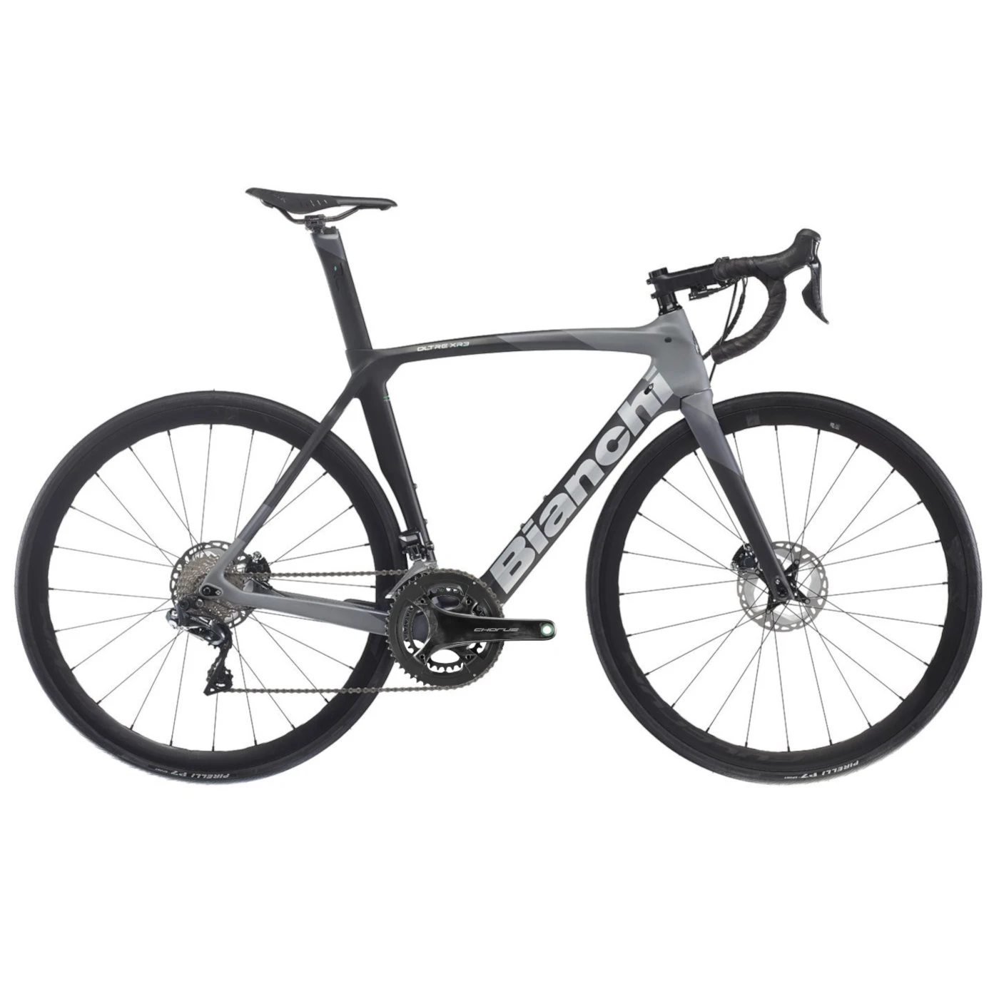 Bianchi OLTRE XR3 Disc - Chorus - Carbon Roadbike - 2023 - Graphite / Grey Shade / Metall Mirror 3 Bianchi OLTRE XR3 Disc - Chorus - Carbon Roadbike - 2023 - Graphite / Grey Shade / Metall Mirror