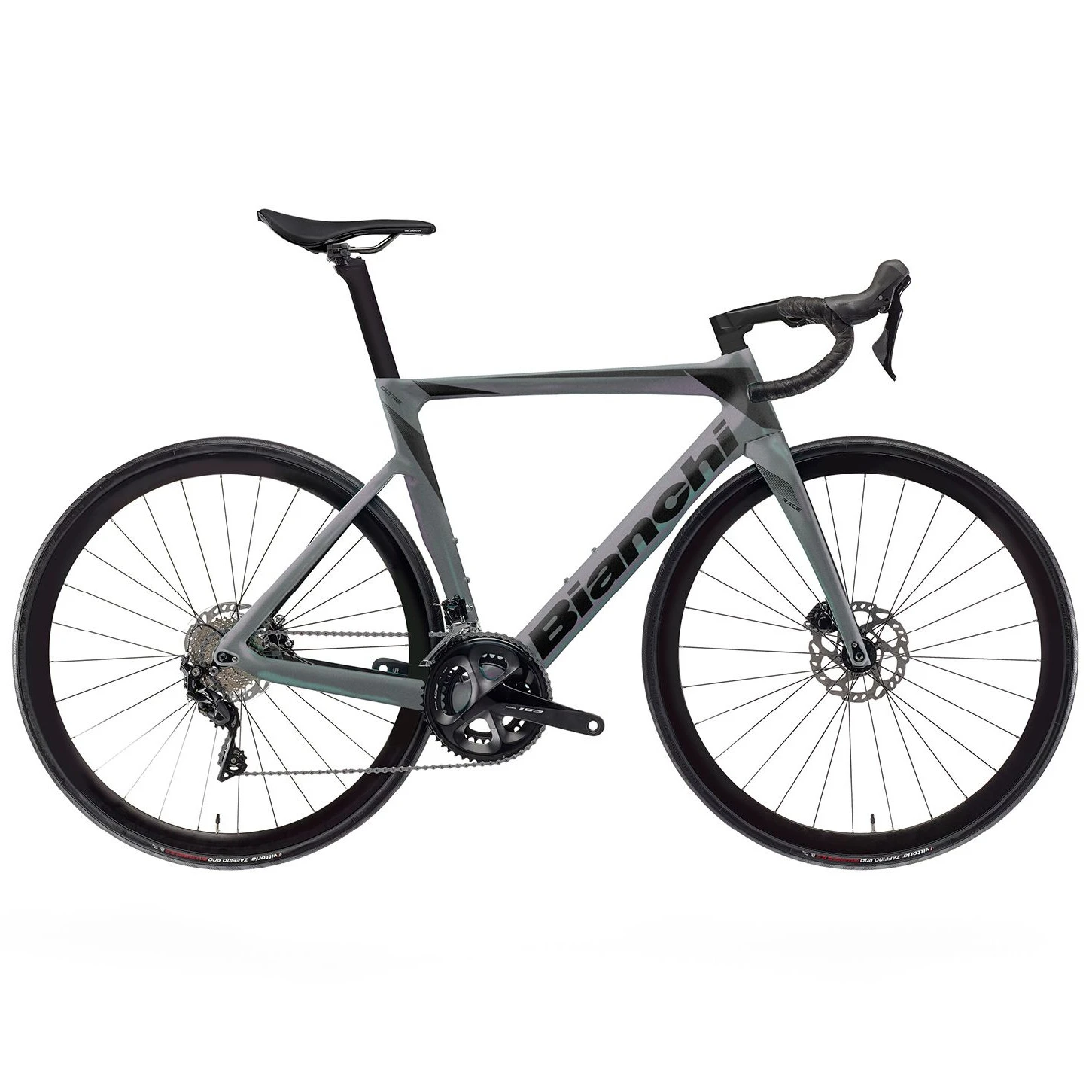 Bianchi OLTRE RACE - 105 Di2 - Carbon Racefiets - 2024 - Graphite Cangiante / Matt 3 Bianchi OLTRE RACE - 105 Di2 - Carbon Racefiets - 2024 - Graphite Cangiante / Matt